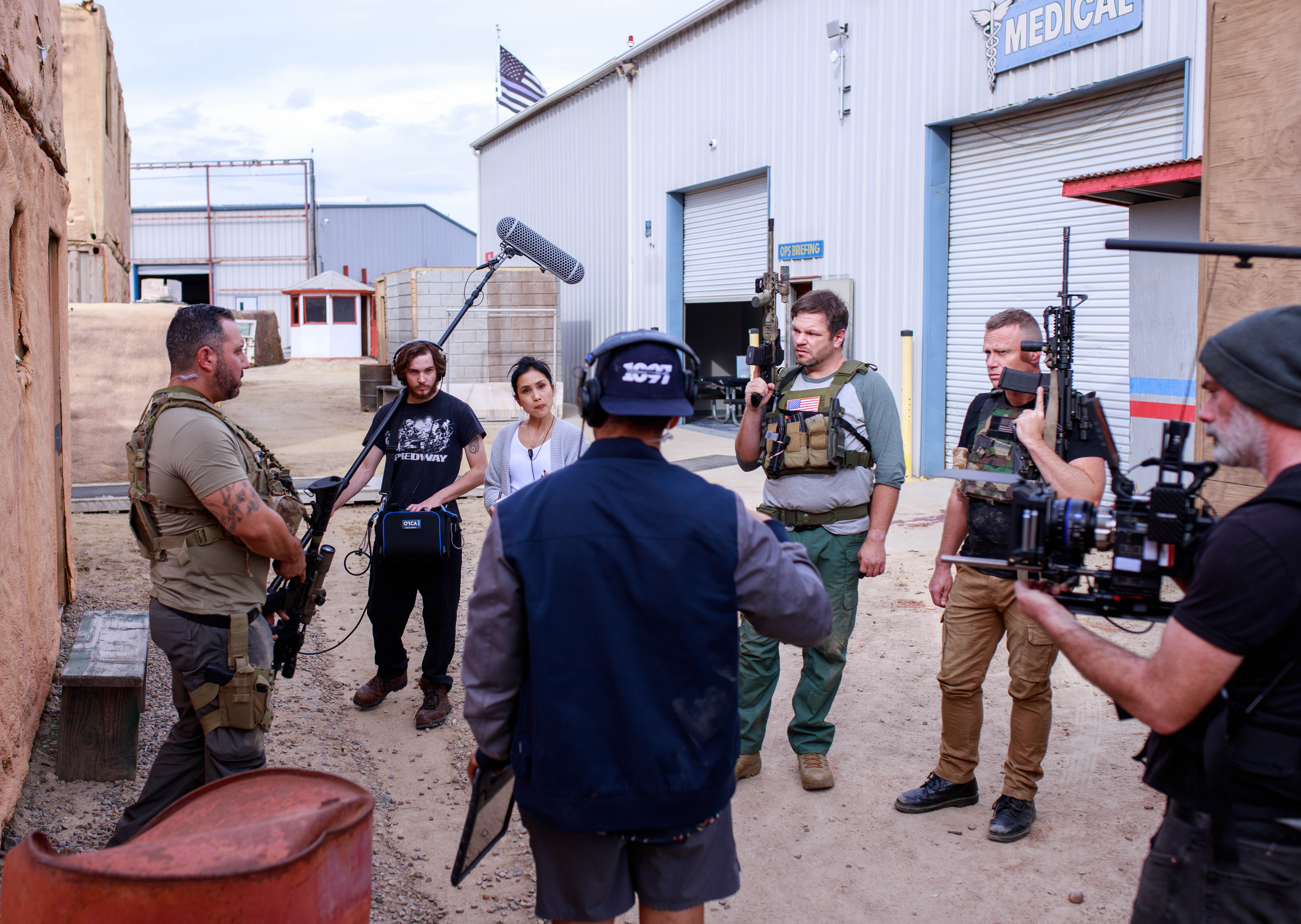 Behind the scenes crew